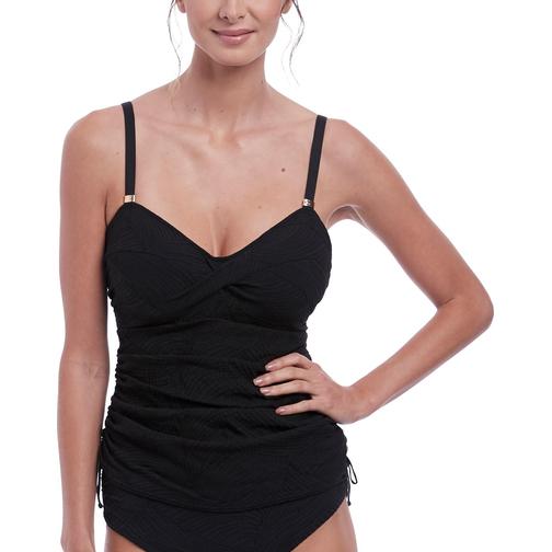 Fantasie Ottawa Twist Front Tankini Top - Black