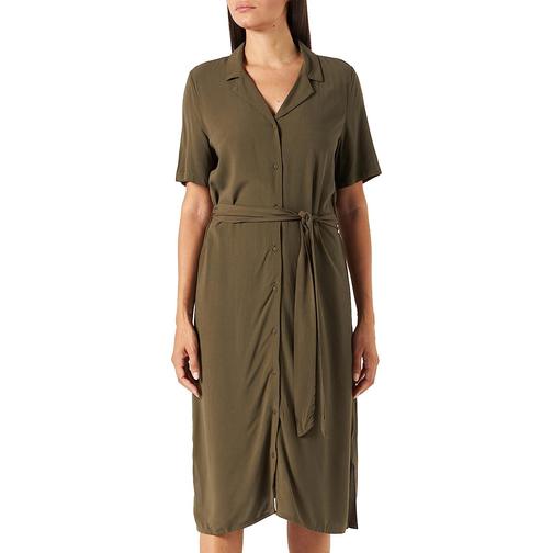 Pieces Olivia Shirt Dress - Grape leaf
