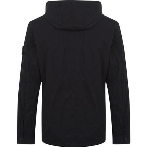 Stone Island Canvas Overshirt - Black