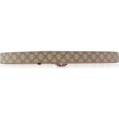 Gucci GG Supreme Belt - Beige/Ebony