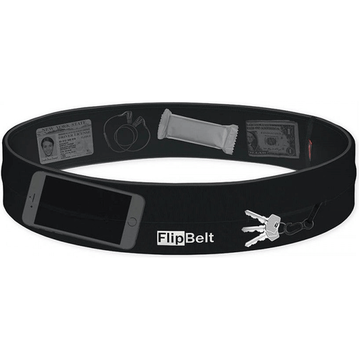 FlipBelt Classic Running Belt - Black