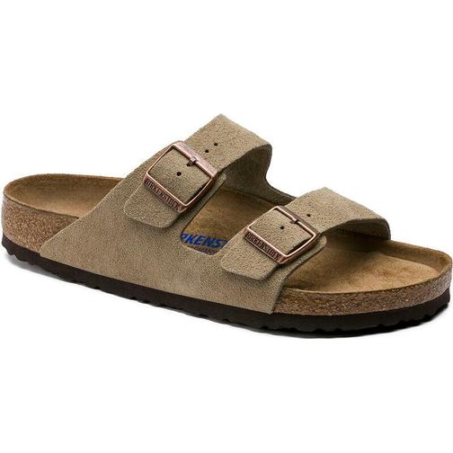 Birkenstock Arizona Soft Footbed Suede Leather - Taupe