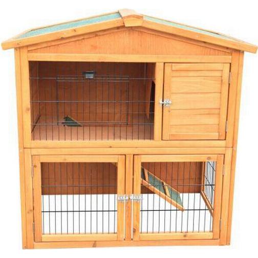 Hortus Stained Wooden Rabbit Cage 101.5x54.7x100cm