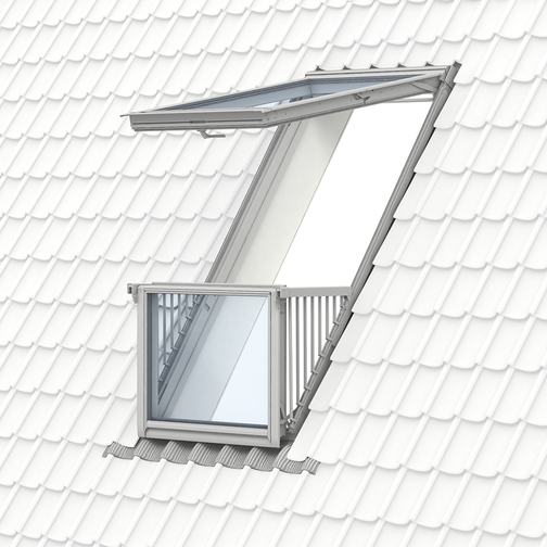 Velux Takbalkong Cabrio 94x252 Takfönster 3-glasfönster 94x252cm