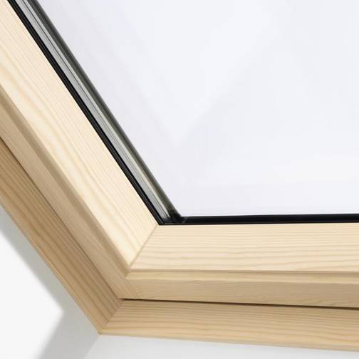 Velux GGU 0068 PK10 Aluminium, Trä Takfönster 3-glasfönster 94x160cm