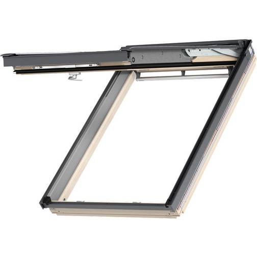 Velux GPU 0066 PK10 Aluminium, Trä Takfönster 3-glasfönster 94x160cm
