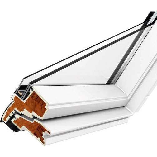 Velux GGL 2066 MK04 Aluminium, Trä Takfönster 3-glasfönster 78x98cm