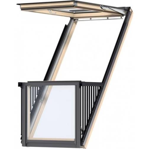 Velux Cabrio GDL MK19 2066P Aluminium Takfönster 3-glasfönster 780x2520cm