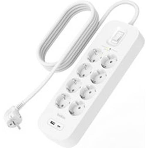 Belkin SRB003vf2M 8-way 2m 2usb
