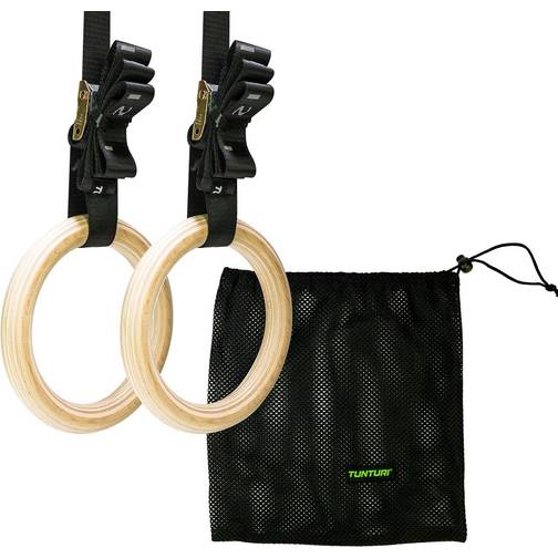 Tunturi Gym Rings Wood