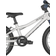 Scott Scale RC 160 2023 - Cool Raw Alloy/Dark Blue Barncykel