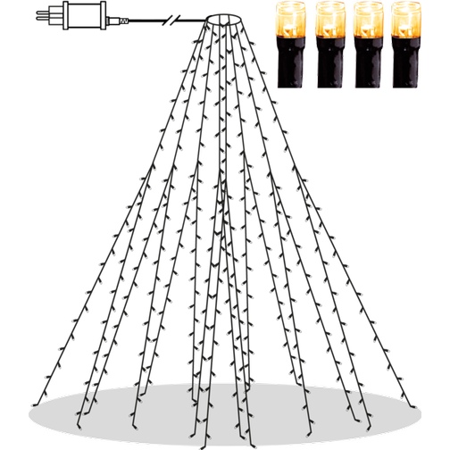 Star Trading Candle Tree Lights Golden Julgransbelysning 360 Lampor