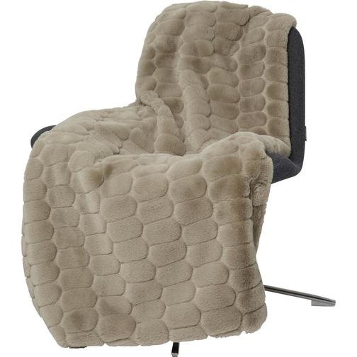 Skinnwille Bubble Filt Brun, Beige, Grå, Vit (180x120cm)