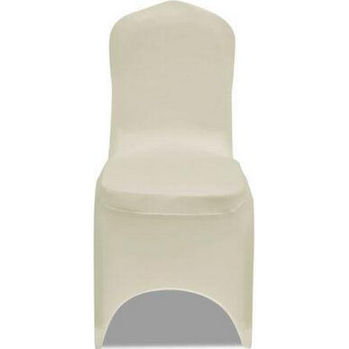 vidaXL Stretch 18pcs Stolsöverdrag Cream