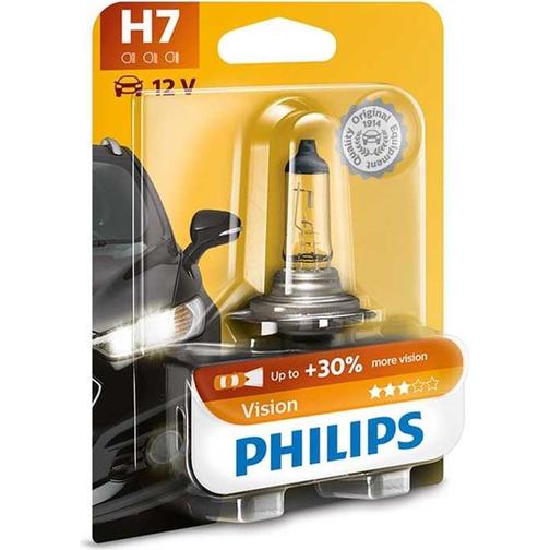 Philips Vision 12972PRB1 Halogen Lamps 55W H7