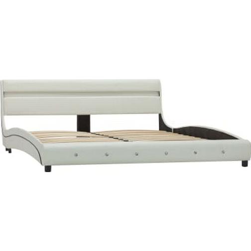 vidaXL Bed Frame with LED 69.5cm Sängram 180x200cm
