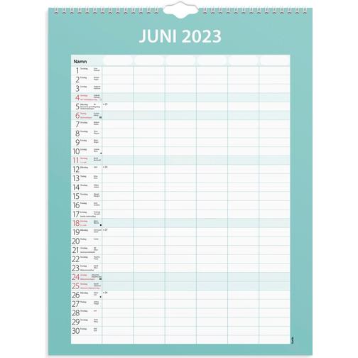 Burde Familjekalender 2023 Praktisk