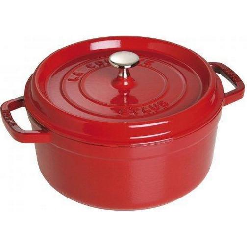 Staub Round med lock 3.8 L 24 cm