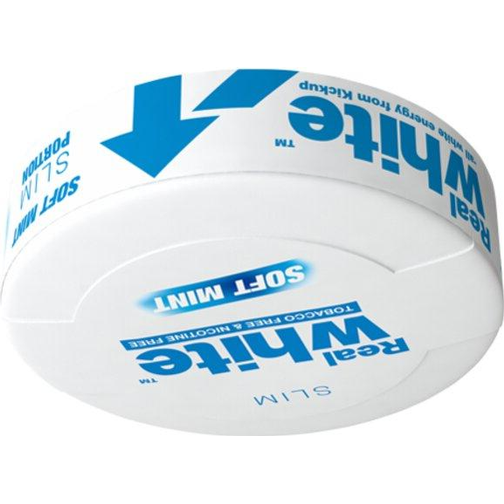 Kickup Real White Soft Mint Slim Nikotinfritt Snus 16.8g 10pack