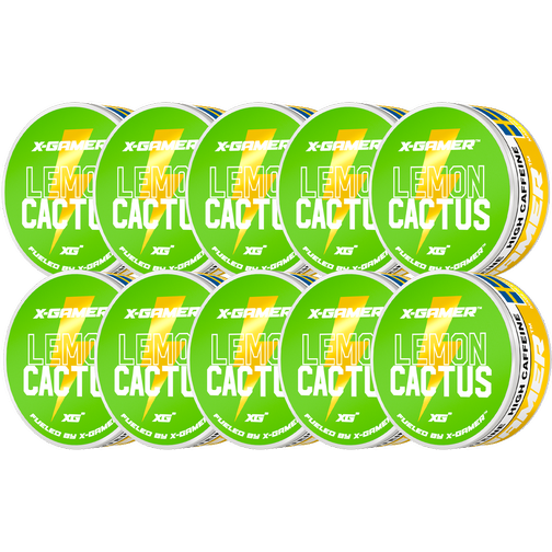 X-Gamer Pouch Energy Lemon & Cactus 27g 20st