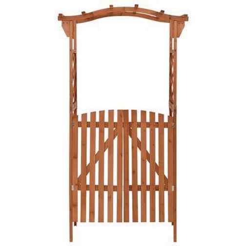 vidaXL Pergola with Gate 40x204cm