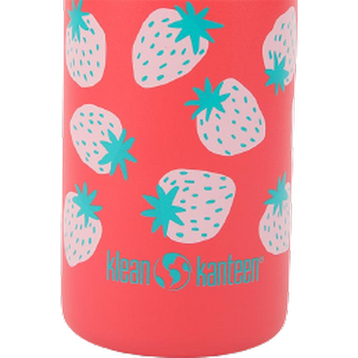 Klean Kanteen Kid's Classic Sippy Bottle Coral Strawberries 12oz