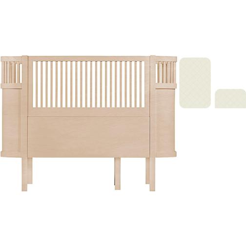 Sebra Växasäng Baby & Junior inkl madrass 70x115cm