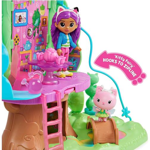Spin Master Gabby's Dollhouse Kitty Fairy Garden Treehouse