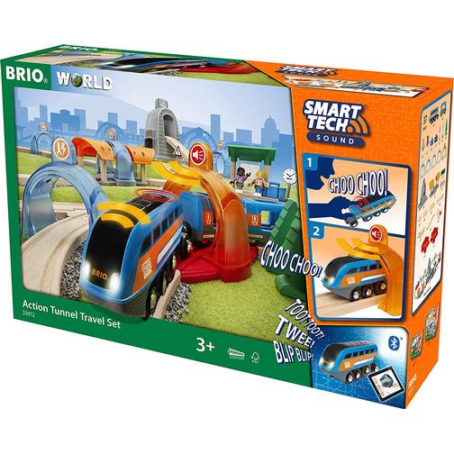 BRIO Smart Tech Sound Action Tunnel Travel Set 33972