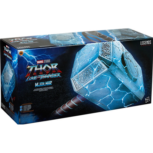 Hasbro Marvel Legends Series Thor Mjolnir Premium Electronic Roleplay Hammer