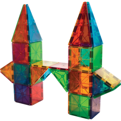 Magna-Tiles Clear Colors 100pcs
