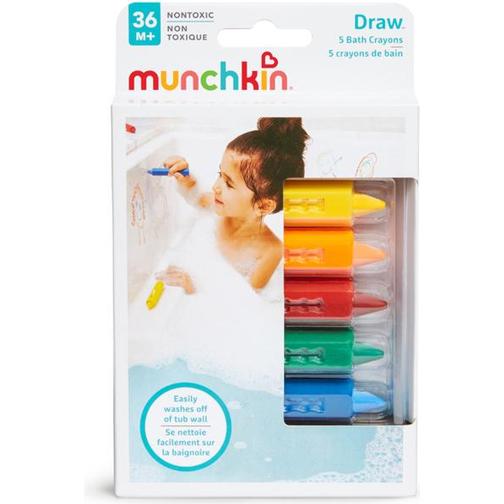 Munchkin Draw Bath Crayons 5pcs