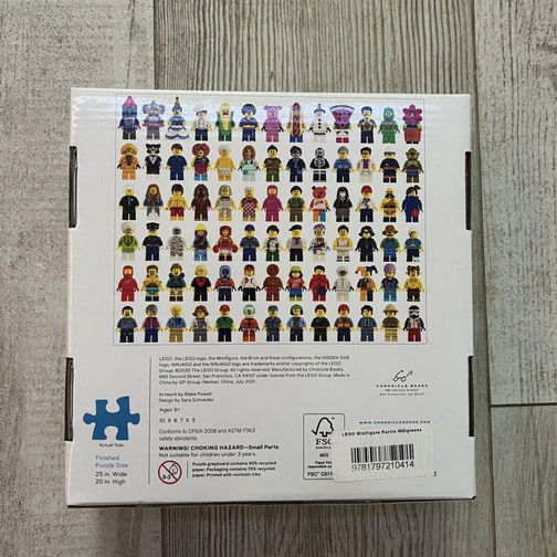 Lego Minifigure Puzzle 1000 Pieces