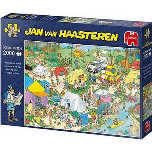Jumbo Jan Van Haasteren Camping in the Forest 2000 Pieces