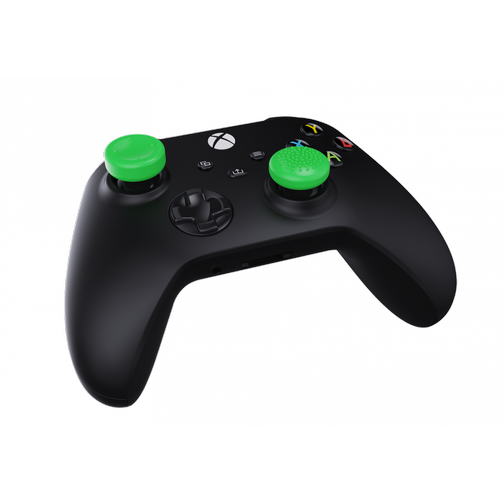 Piranha Xbox Series X Silicone Thumb Grips - Green/Black