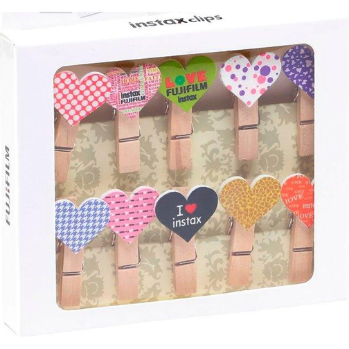Fujifilm Instax Heart Design Clips 10 pack