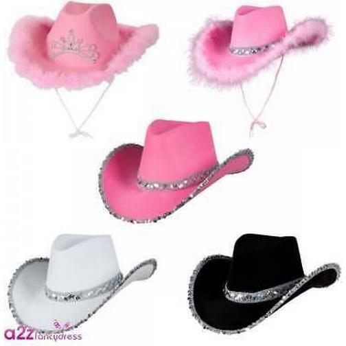 Wicked Costumes Cowgirl Hatt Rosa