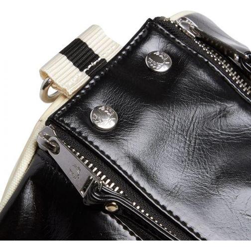 Fred Perry Classic Barrel Bag - Black/Ecru