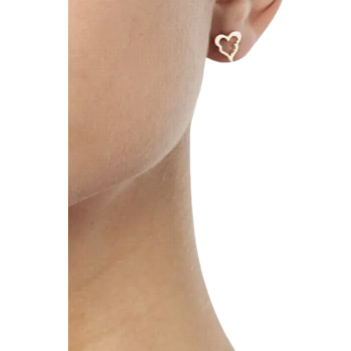 Efva Attling Crazy Heart Earrings - Silver