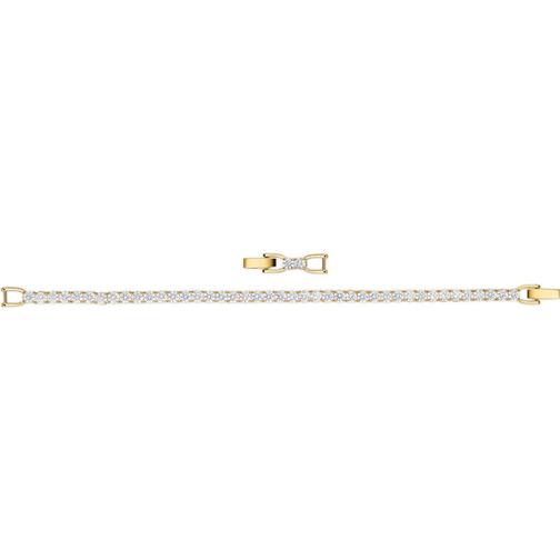 Swarovski Tennis Deluxe Bracelet - Gold/Transparent