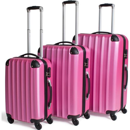 tectake Lightweight Suitcase - 3 delar