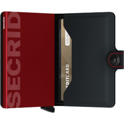Secrid Miniwallet - Matte Black Red