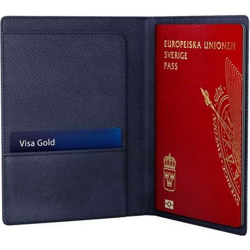 iDeal of Sweden Saffiano Passport Cover - Navy