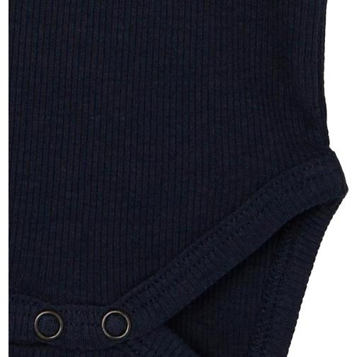 Name It Long Sleeved Rib Romper - Dark Sapphire (13198041)