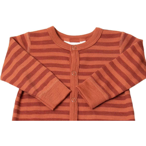 Joha Wool Stripe Overalls - Red (35863-246-7091)