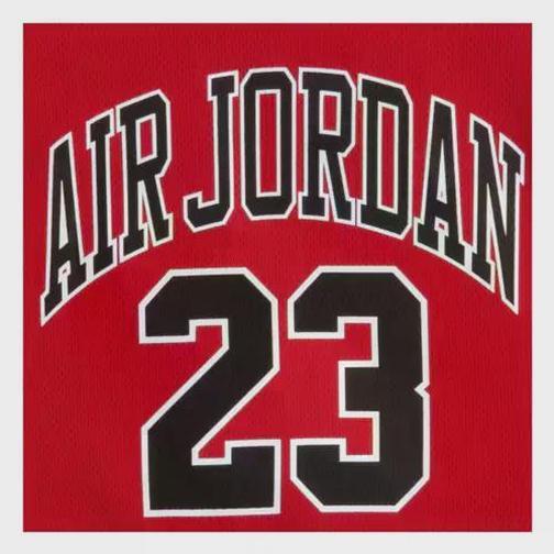 Jordan Baby Boy's Jersey Romper - Red