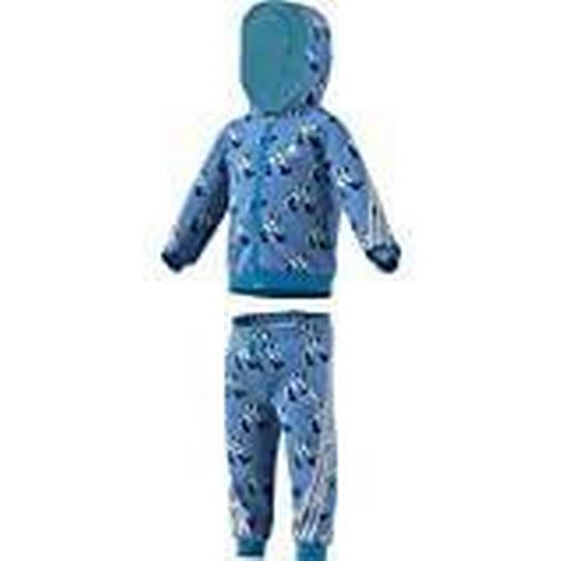 adidas Future Icons Shiny Allover Print Jogger Set