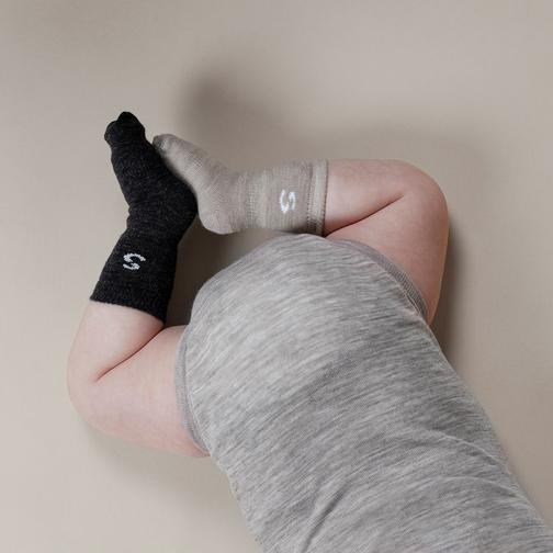 Stuckies Socks Wool - Ash