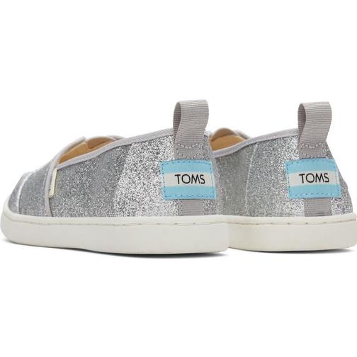 Toms Youth Alpargata Woven - Silver