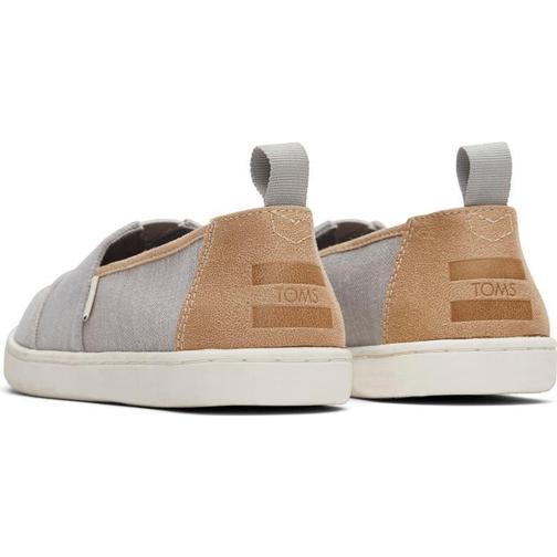 Toms Youth Alpargata Woven - Drizzle Grey
